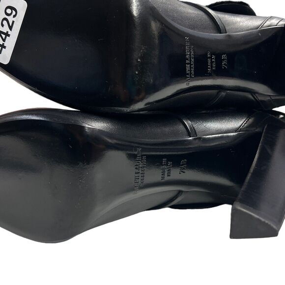 Ralph Lauren Collection Purple Label Tessie Shearling Boots Size 7.5B - Picture 10 of 10